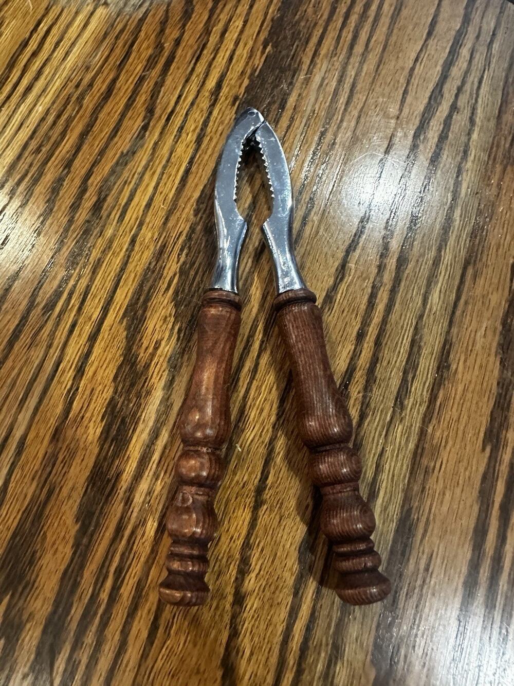 Vintage Nutcracker With Wooden Handles